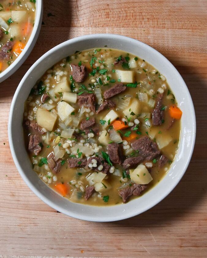 s top 10 soups to make on a snow day, Beef Barley Soup