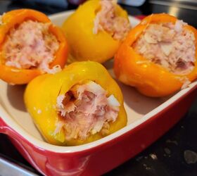 Stuffed Peppers With Ground Turkey and Rice