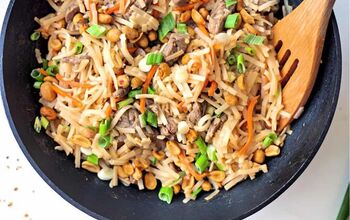 Beef Pad Thai With Crunchy Peanuts