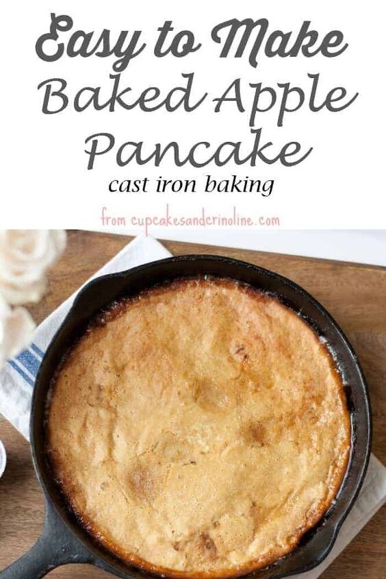 baked apple pancake cast iron baking