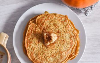 Pumpkin Pancakes With Maple Butter and Cinnamon