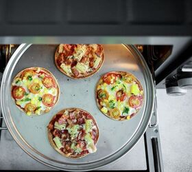 mini countertop oven pizzas two ways