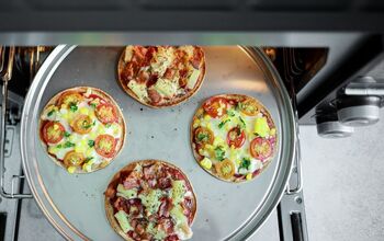 Mini Countertop Oven Pizzas – Two Ways