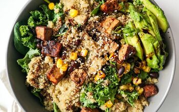 Tofu and Corn Quinoa Salad