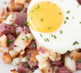 Corned Beef Hash and Fried Eggs