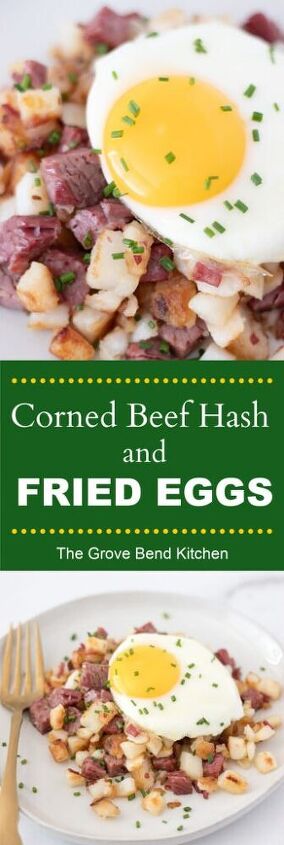 corned beef hash and fried eggs