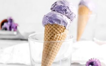 Homemade Lavender Ice Cream