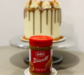 biscoff cookie butter drip cake