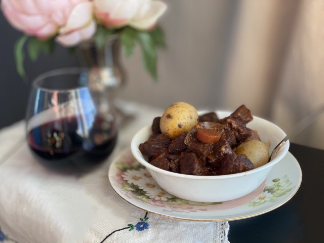 beef bourguignon slow cooked step by step