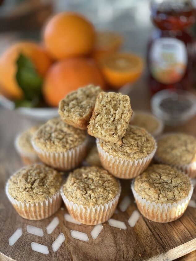 nutritious orange muffins dairy free
