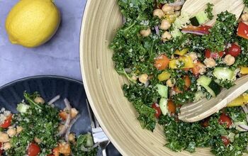Protein Packed Kale Salad With Lemon Vinaigrette