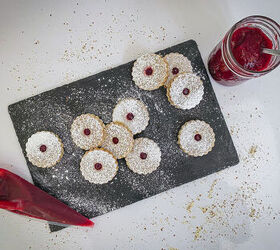 linzer cookies all from scratch