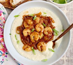 French Onion Shrimp and Grits