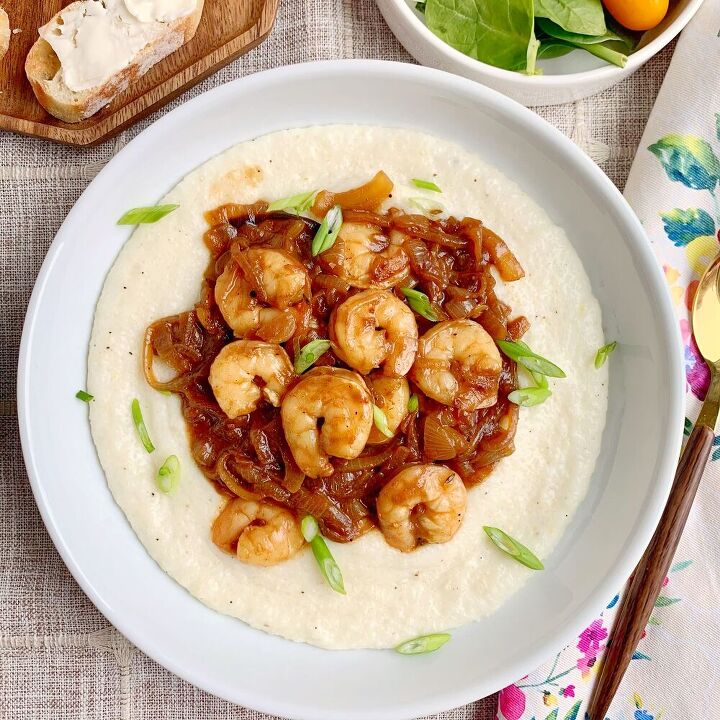 french onion shrimp and grits