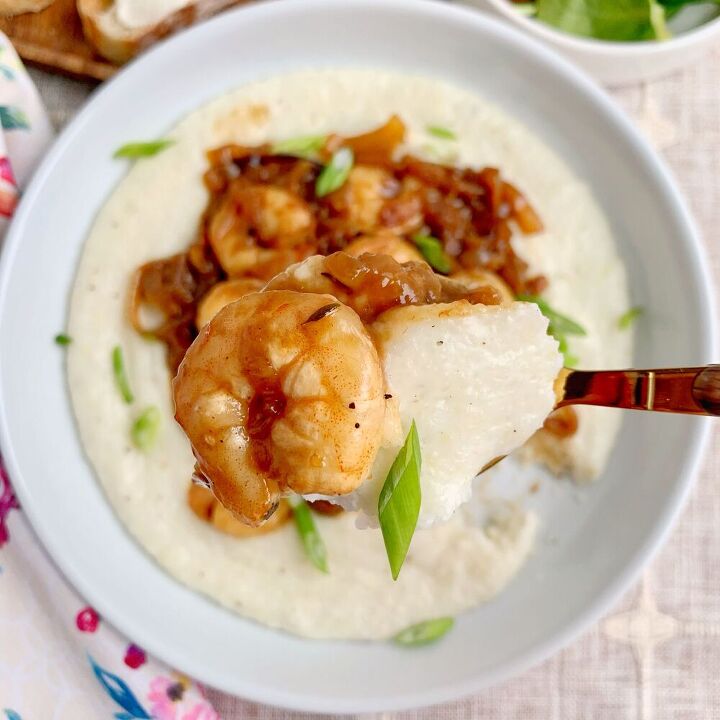 french onion shrimp and grits