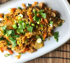 Kimchi and Chicken Fried Rice