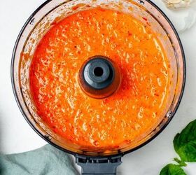 7 ingredient vegan roasted red pepper sauce recipe