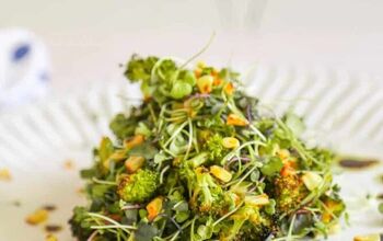 Roasted Broccoli Salad (Vegan + Gluten Free)