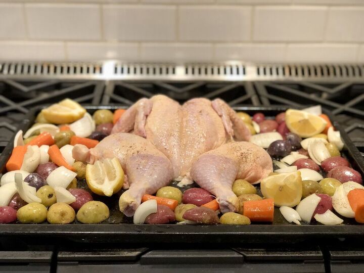 spatchcock roasted chicken
