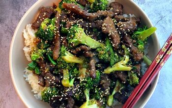 Sticky Beef, Broccoli and Rice