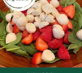 quick and easy spinach salad recipe