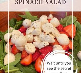 quick and easy spinach salad recipe