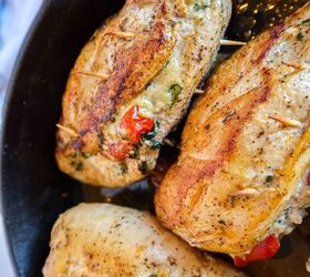 spinach blue cheese stuffed chicken breasts, Spinach Blue Cheese Stuffed Chicken Breasts