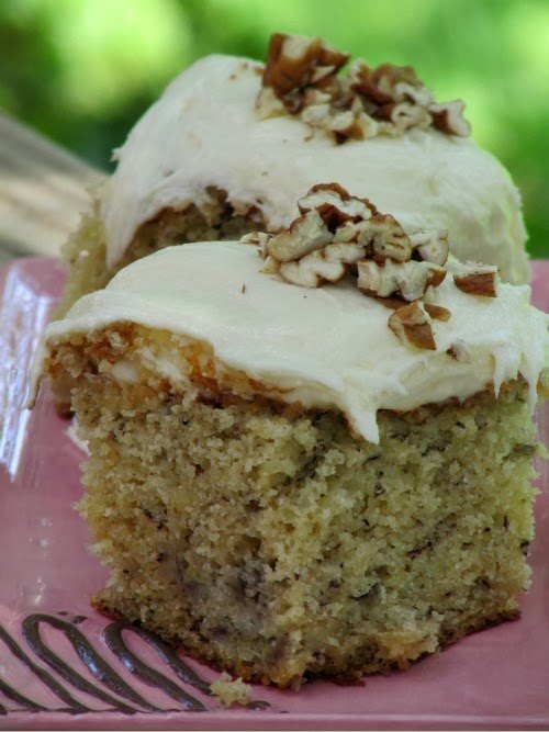 best ever banana cake with cream cheese frosting