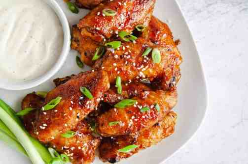 honey hoisin chicken wings