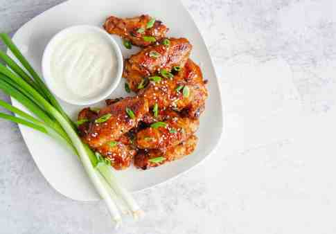 honey hoisin chicken wings