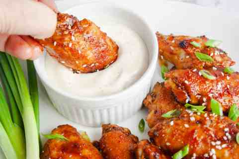 honey hoisin chicken wings