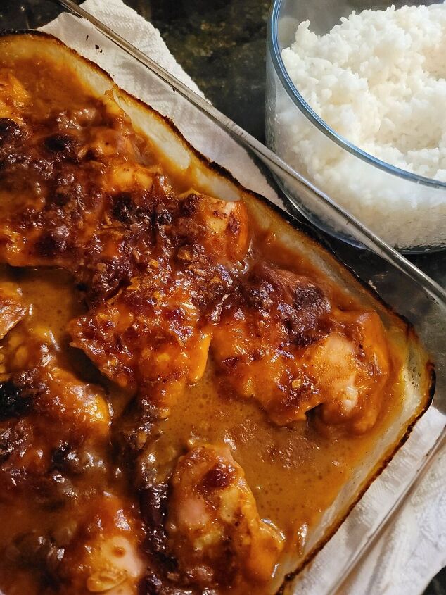 tender chicken thighs with a bunch of ingredients you wouldn t expect