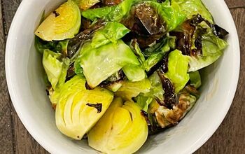 BROILED BRUSSEL SPROUTS IN MINUTES