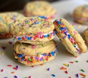 s 11 of the most scrumptious sandwich cookies to make this winter, Sprinkle Sandwich Cookie Recipe