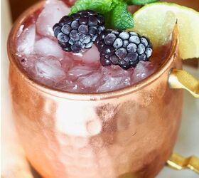 Blackberry Moscow Mules - Fit Foodie Finds