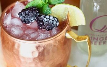 The Best Blackberry Bourbon Moscow Mule