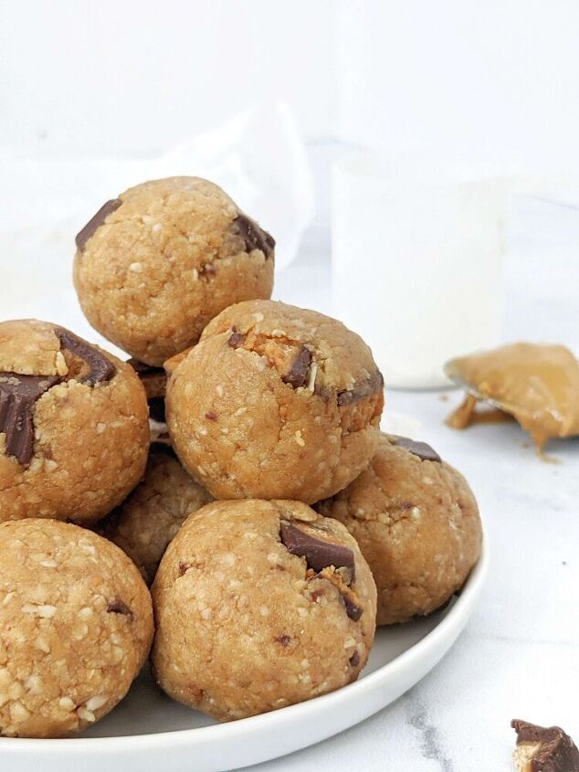 peanut butter cup protein balls no bake and sugar free