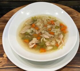 10 yummy dishes with ingredients you probably already have at home, Chicken Soup with Shells and Vegetables