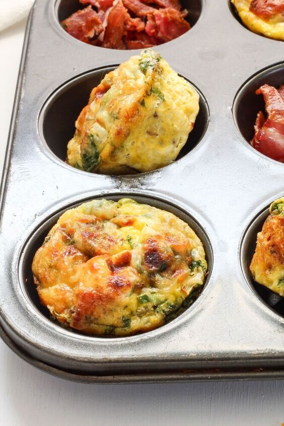 cheesy bacon egg muffins