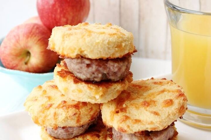 keto sausage biscuits recipe low carb breakfast idea