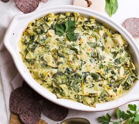 creamy vegan and easy baked spinach artichoke dip