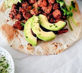 Pan-grilled Chicken Tacos With Cilantro Lime Dressing