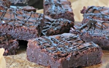 Chocolate Guinness Stout Brownies With a Chocolate Drizzle