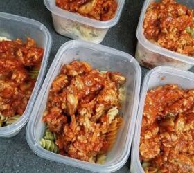 Freezer Pasta Microwave Lunches