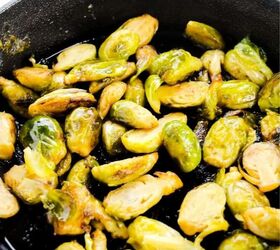pan roasted brussel sprouts
