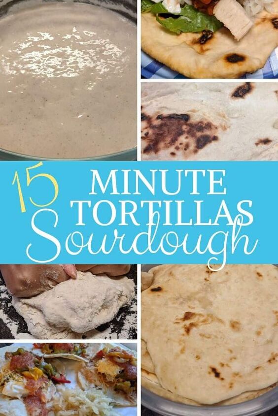easy sourdough tortillas