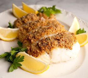 Pecan Crusted Baked Cod
