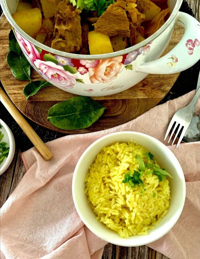 nasi kuning turmeric rice