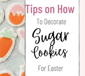 the easiest way to ice easter sugar cookies, Pin for later