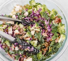 healthy kale broccoli salad